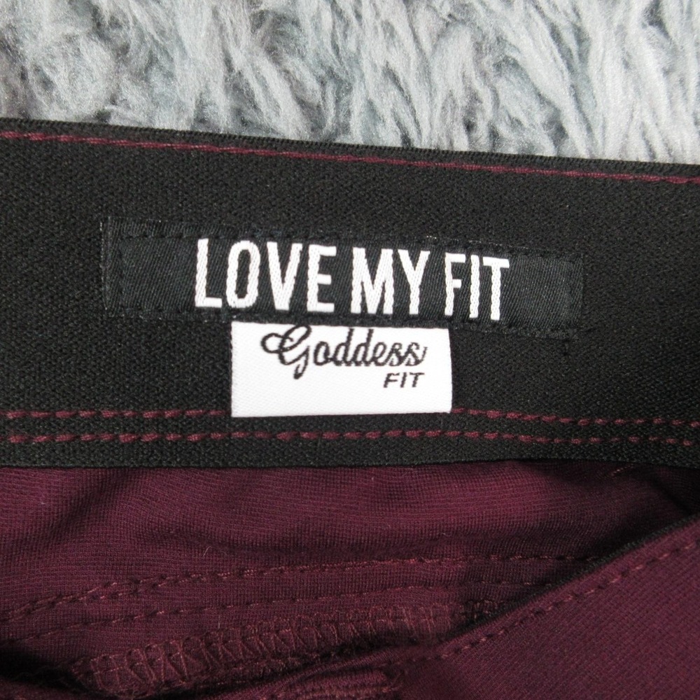 One 5 One Pants Womens 12 Purple Premier Ponte Dress Trouser 33x27.5* NWT - Picture 11 of 16